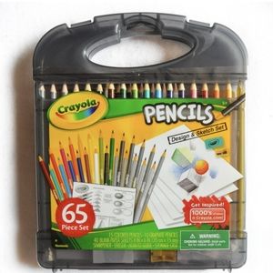 64 piece crayola pencil set